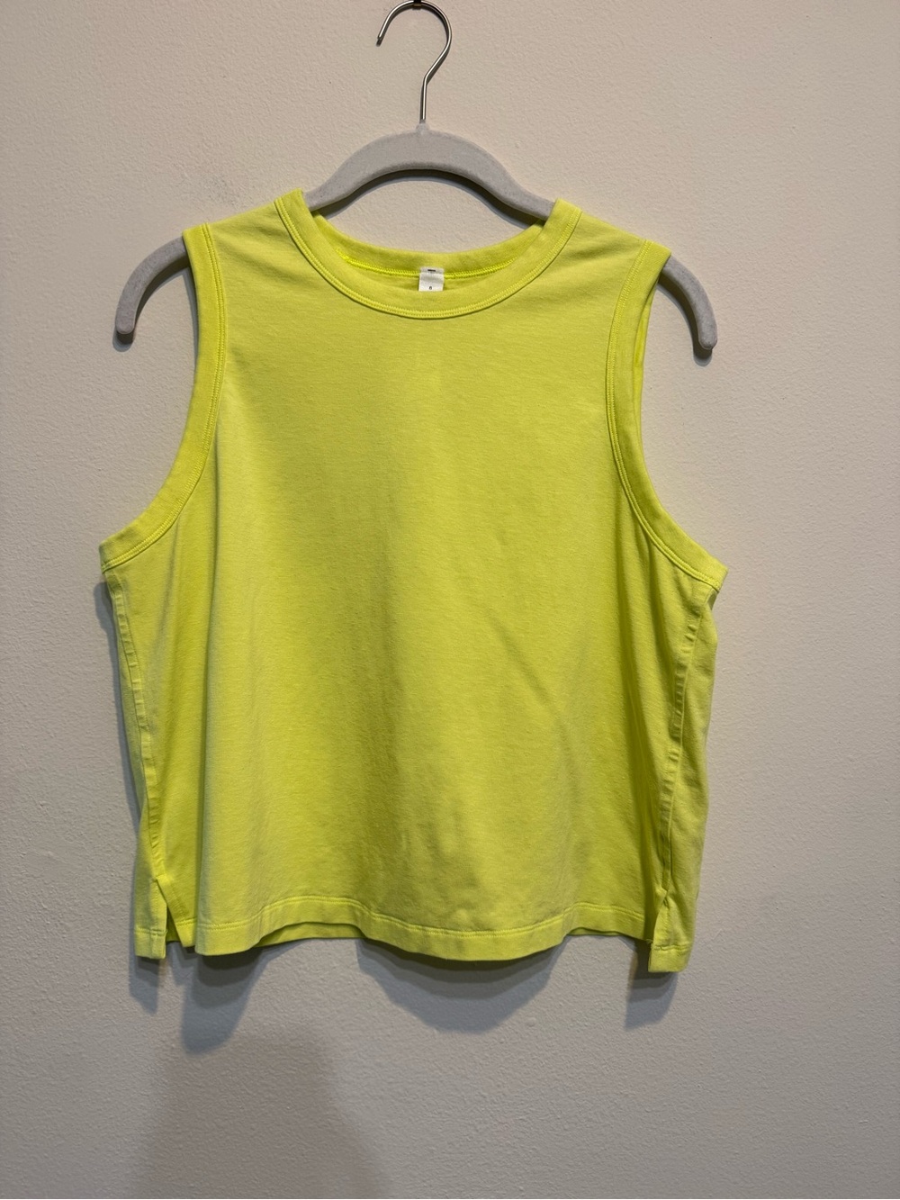 lululemon athletica Neon Yellow Sleeveless Tank